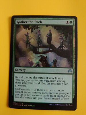 MTG Karte.  Gather the PAck FOIL MAGIC ORIGINS
