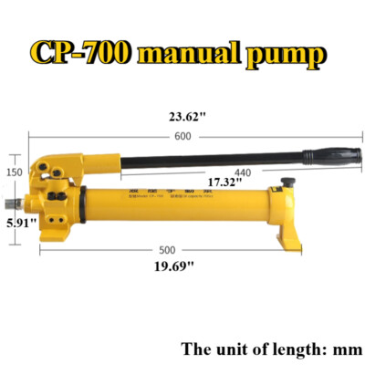 Small Hydraulic Oil Pump Hand Manual Operated Portable Hydraulic Pump Station