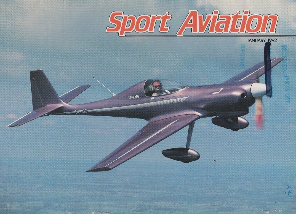 Sport Aviation (Jan 1992) Skyblazer, Flying Tigers and P-40s