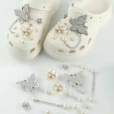 Girl Shoe Charms For Croc Clog Pendant Buckle Jewelry Decoration Accessories