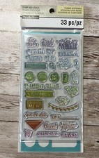Phrases Creative Year Planner Clear Stamp Stencil Set Recollections 501852 NEW