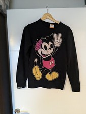 Men's Xs Drop Dead Kitty Mouse Brainz Vintage Rare Jumper