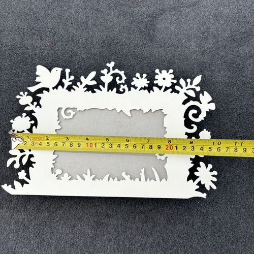 Typo Whimsy Pretty Nature Forest Bird Metal Standing Photo Frame 26cm x 18cm - Picture 9 of 10