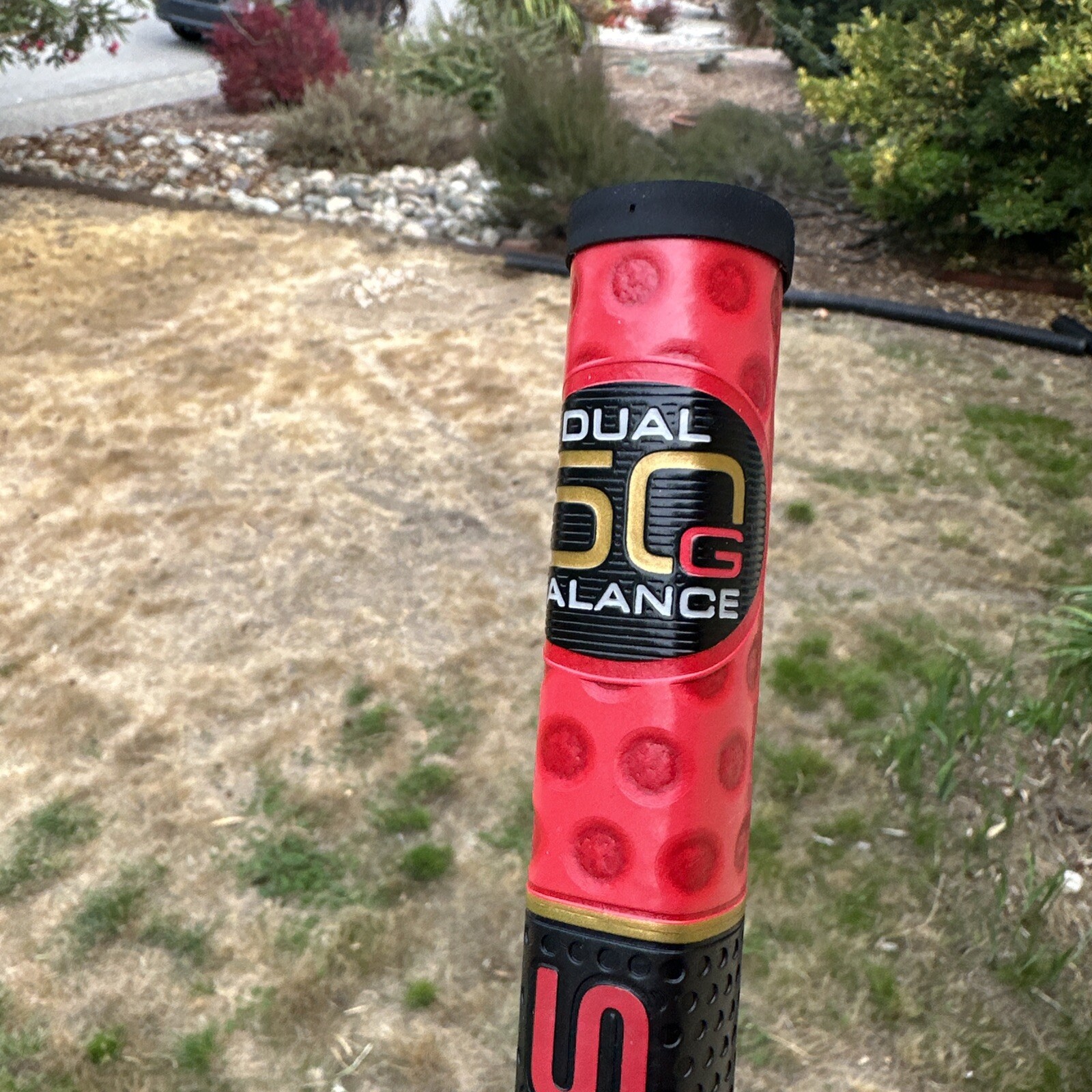 Brand New. Scotty Cameron Custom  Black & Red  Dual Balance 14.75" Putter Grip.