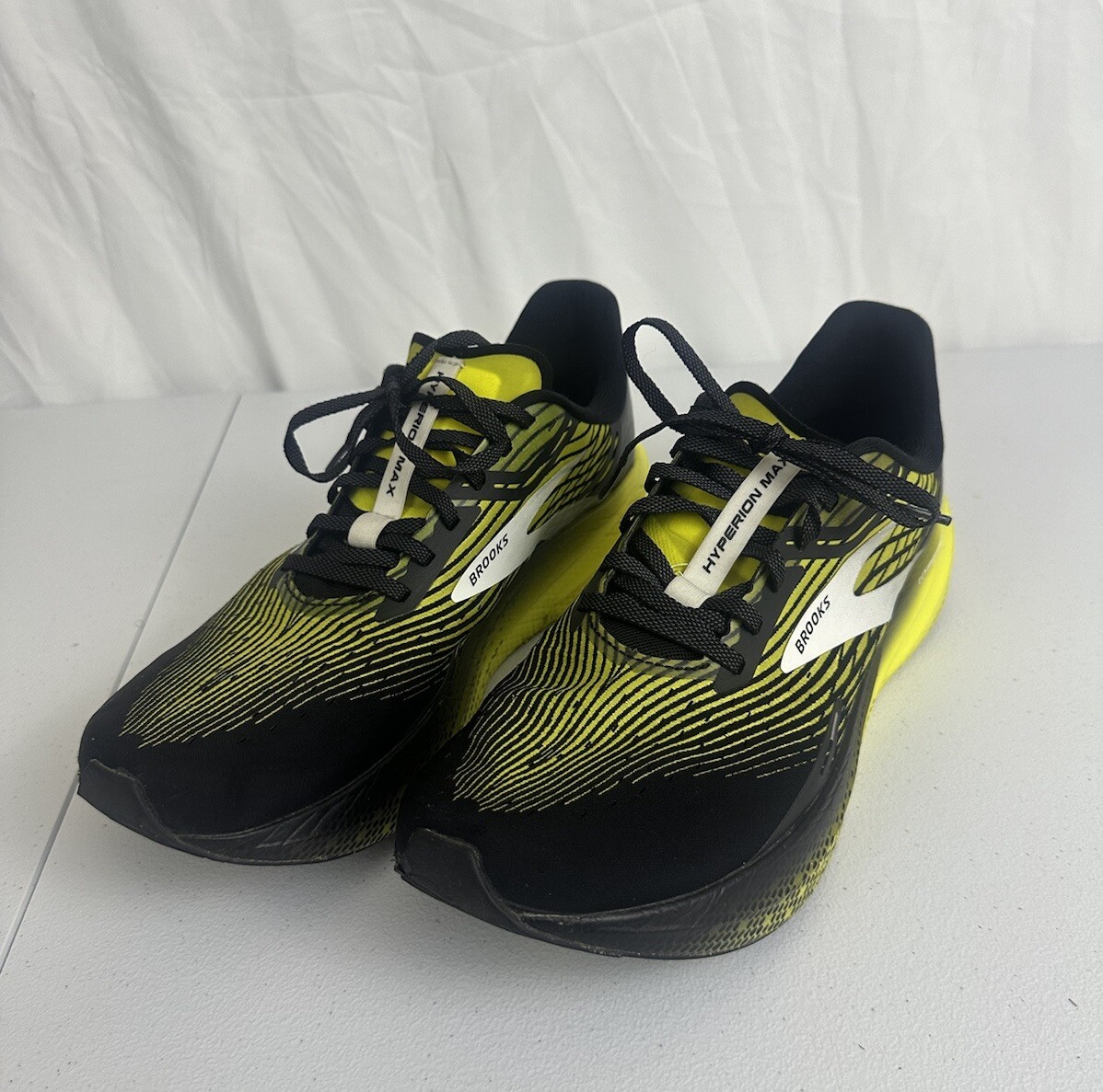 Brooks Hyperion Max Black Yellow Running Shoes 1103901D078 Mens Size 11.5 Men main image 4