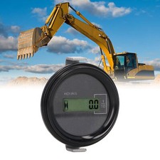 Excavator Timer Hour Meter Remote Control LCD Digital Display 12V  36V 0  99999.9H