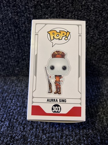 Funko Pop! Star Wars #303 Aurra Sing Star Wars Smuggler’s Bounty Exclusive Vault - Picture 4 of 7