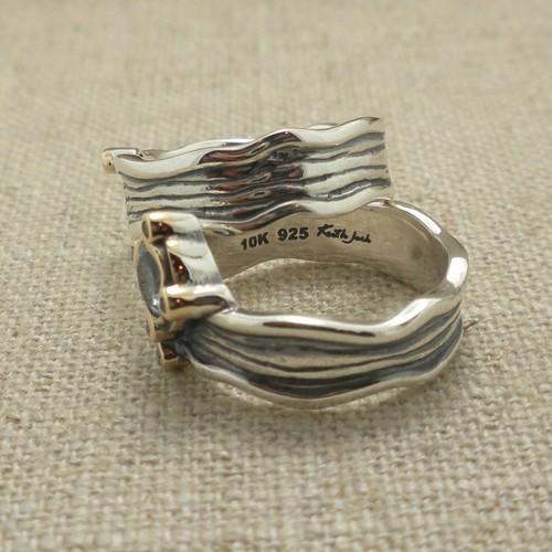 Sterling Silver &10K Sky Blue Topaz Ring by Keith Jack Gift Boxed Various Sizes - 第 7/11 張圖片