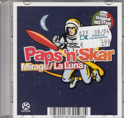 Paps'n'Skar - Mirage / La Luna (3'') Mini Pock it CD 2004 Electronic