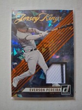 2024 Donruss Everson Pereira Jersey Kings Orange Cracked Ice + Base Yankees