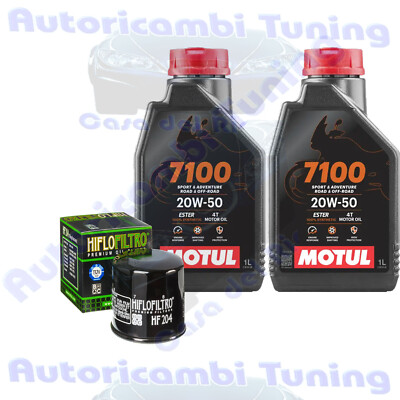 Motul 7100 20W50 Ölwechselkit Für Yamaha YFM700 Grizzly EPS 4WD LE 2019