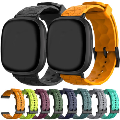 Für Fitbit Versa 3/4/Sense/Sense 2 Armband Silikon Uhrenarmband Sportband Strap