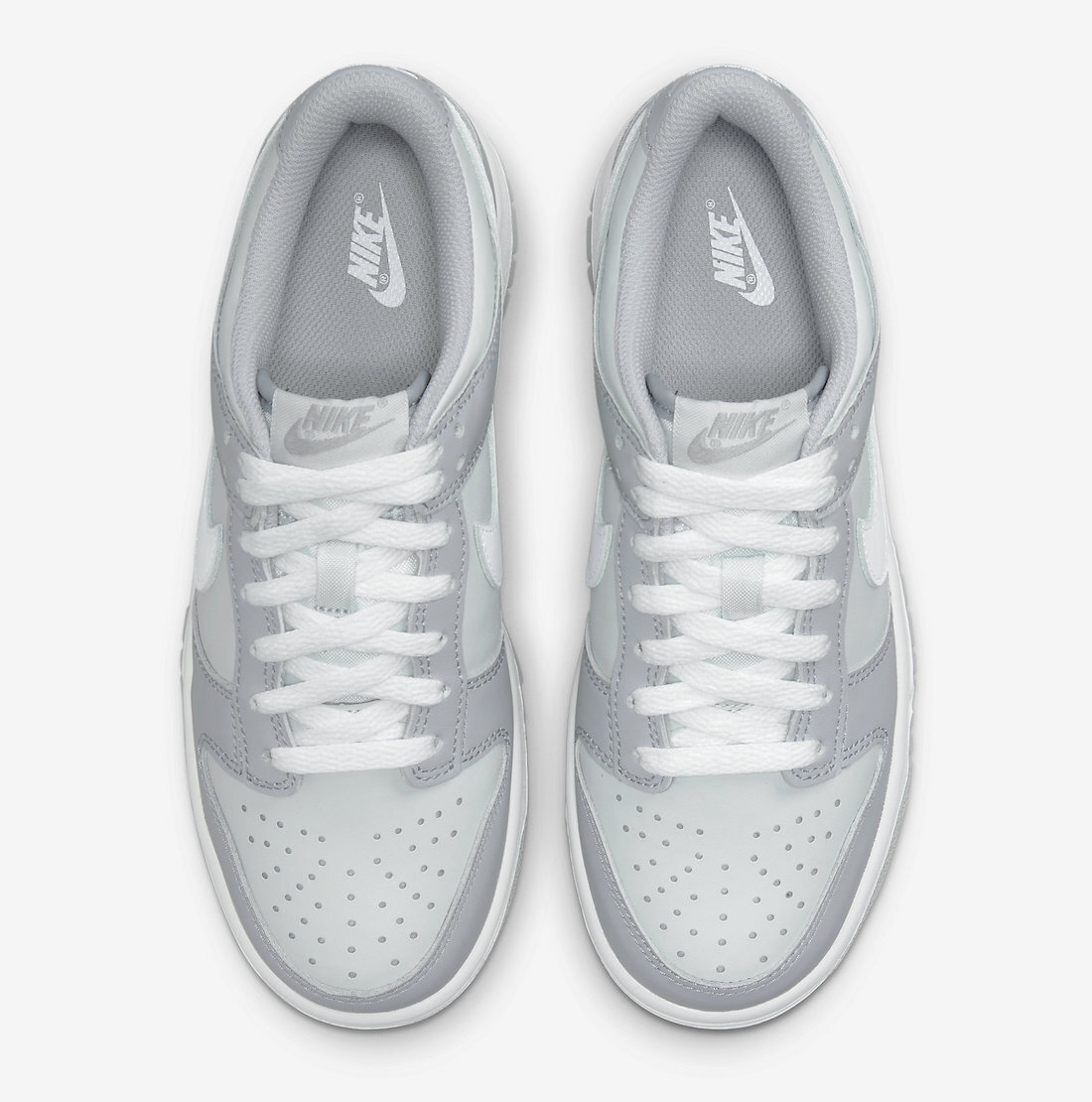 BRAND NEW Nike Dunk Low Two-Toned Grey GS Size 5Y - FAST