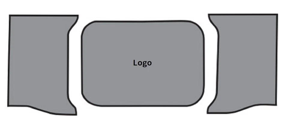 Chevrolet Impala 1962-1964 2 puertas cupé/techo rígido maletero alfombrilla bucle alfombra con logotipo Foto 4 de 4