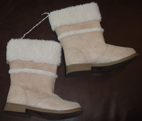 Crazy 8 Winterstiefel khaki Wildlederimitat Sherpa hellbraun neu mit Etikett 12 Mädchen - Bild 2 von 2