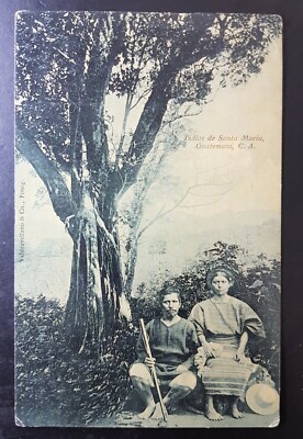 Guatemala Postcard - INDIOS DE SANTA MARIA - VALDEAVELLANO & Co.