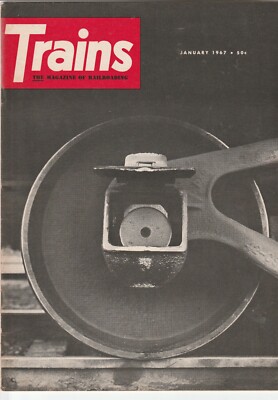 Trains Magazine January 1967 Issue P.F.E. Reefer Journal Box on the Cover