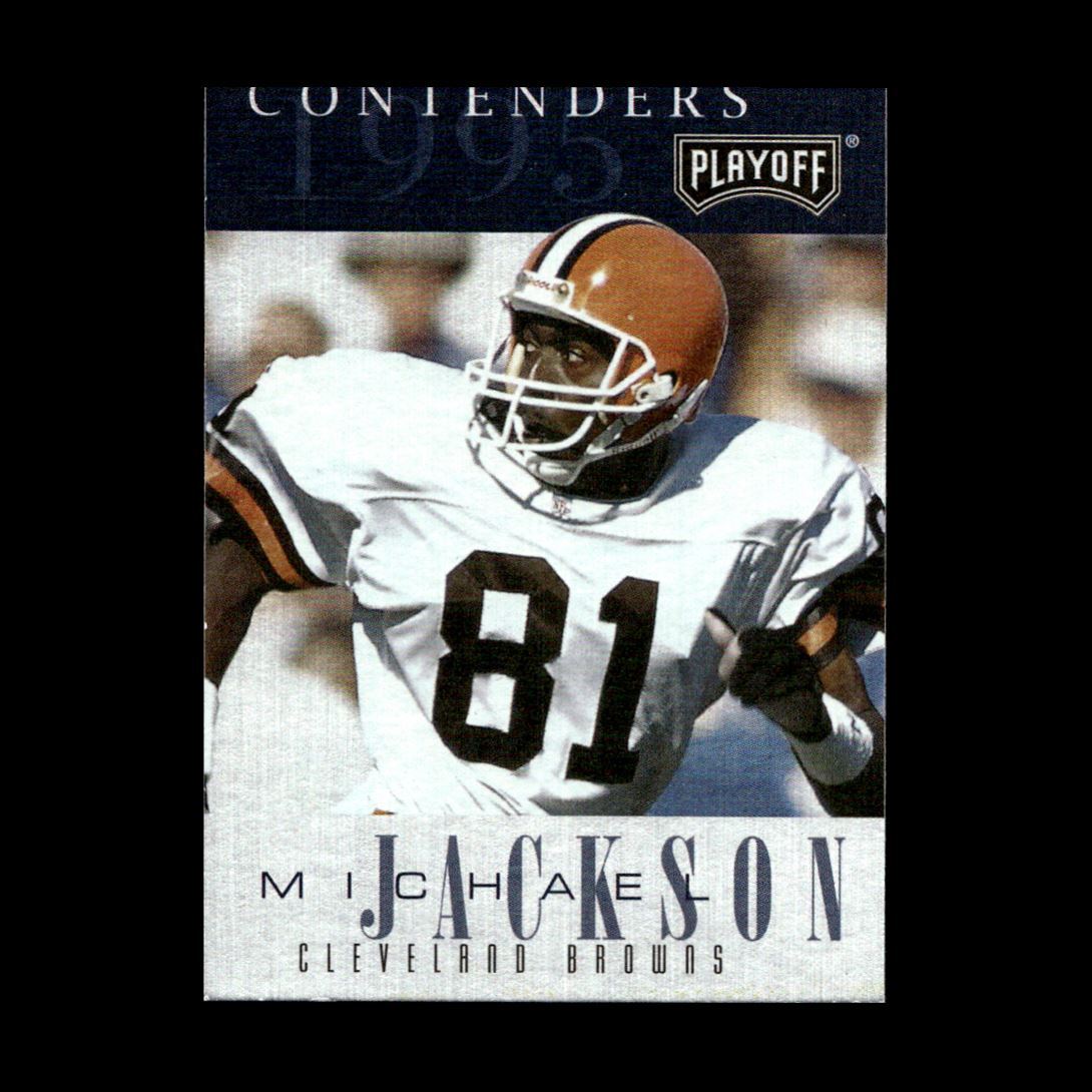 Michael Jackson 1995 Playoff Contenders Cleveland Browns #120 Set Break GM