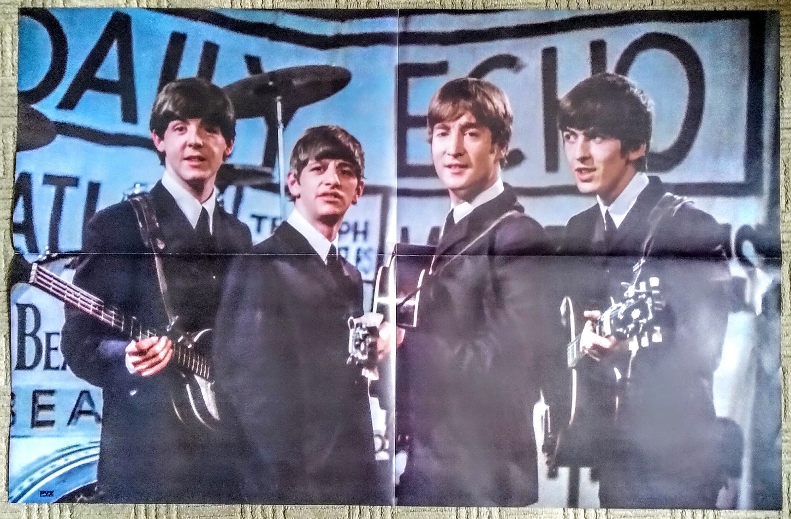Beatles Posters 196364 Mint Trade Pack fab 4 vintage old original RARE