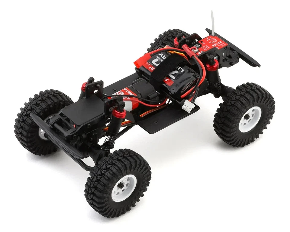 Redcat Ascent-18 1/18 4WD RTR Rock Crawler Red w/2.4GHz Radio, Battery/Charger - Image 2 of 4