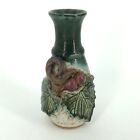 New ListingVintage Douglas Vase Studio Art Pottery Grape Theme Signed 6.6" H 1995