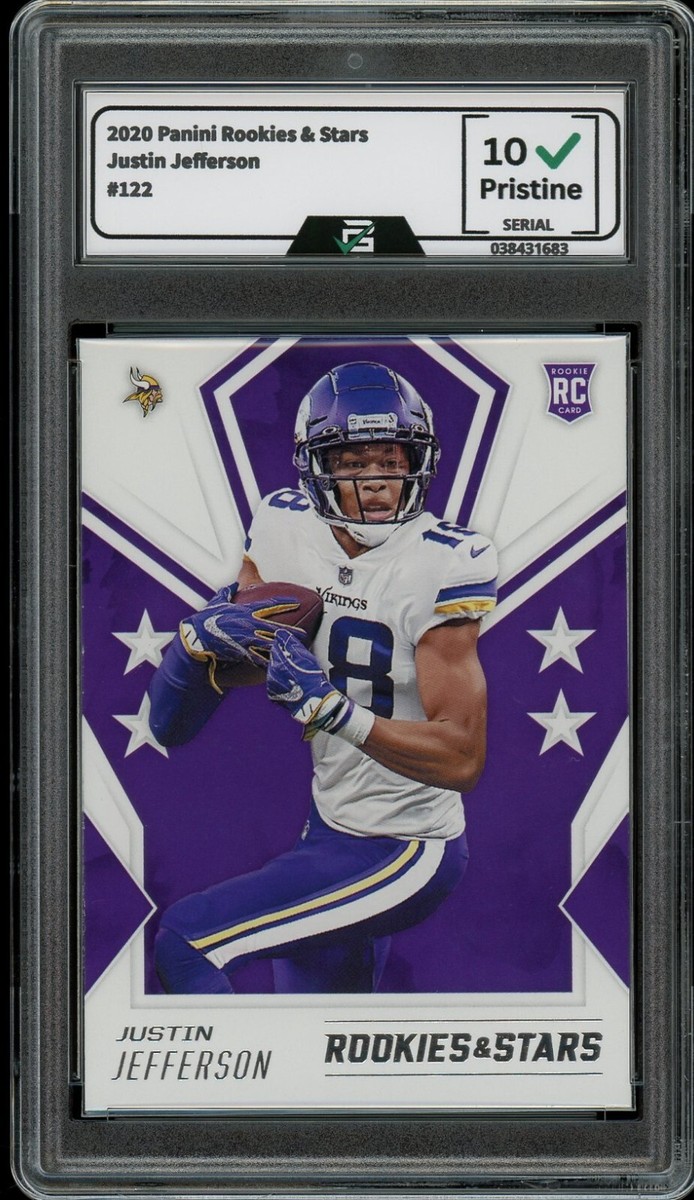 2020 Panini Rookies and Stars #122 Justin Jefferson GRADED