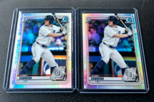 2020 Bowman Draft Chrome Daniel Cabrera Refractor 2 Card