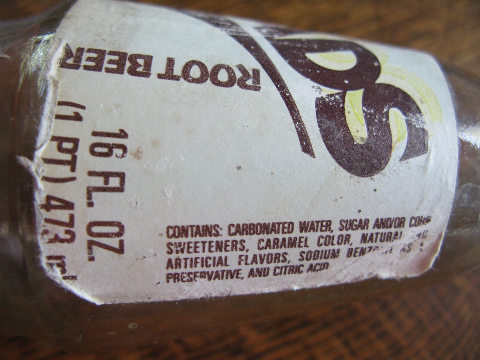 Vintage Dads Root Beer Soda Pop Bottles 16oz Return for Deposit Paper ...