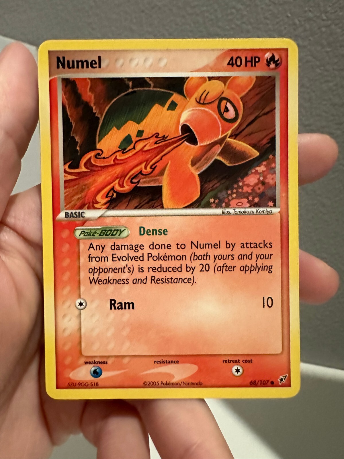 Numel 68/107 Common 2005 EX Deoxys Pokemon Trading Card Non-Holo NM 1218#211