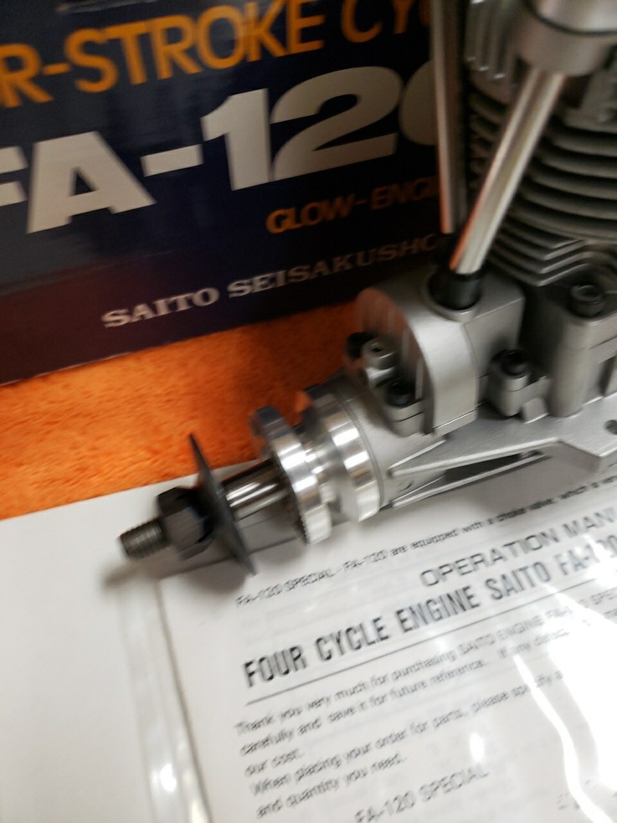 Saito Engine - Saito FA-120 20cc four stroke AAC HEMI-HEAD - New