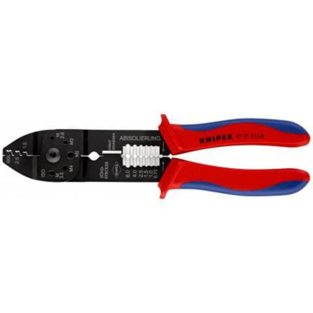Knipex 97 21 215 B Crimper Non-insulated open end connectors 0.5 up to 2.5 mm?