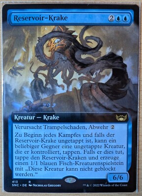 MTG | Reservoir Kraken / Reservoir-Krake | NM | DE | SNC 413 | Extended Art 