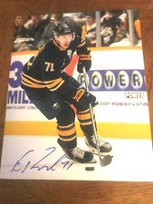 Evan Rodrigues Pittsburgh Penguins Autographed Sabres 8x10 Photo  COA         