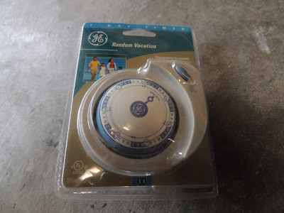 GE Random Vacation 7-Day Daily On/Off Cycle Indoor Plug-In One Outlet Timer