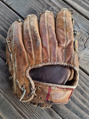 VINTAGE 1960's RAWLINGS Big 8 Lheel Double X Web Glove Right