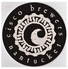 (5) Cisco Brewers Beer Coaster Nantucket MA - Craft Beer Massachusetts Barware