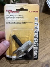 LuMax LX-1428 Large 4-Way Grease Fitting