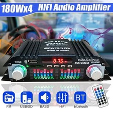 NEW Digital Bluetooth Stereo Amplifier Amp Tuner FM Radio/SD Card Remote Control