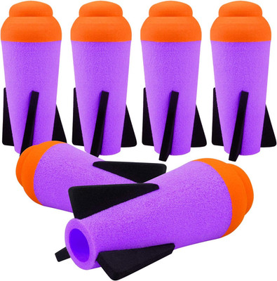 6 Packs Mega Missile Refill for Nerf N-Strike Elite Series, Compatible Darts Meg