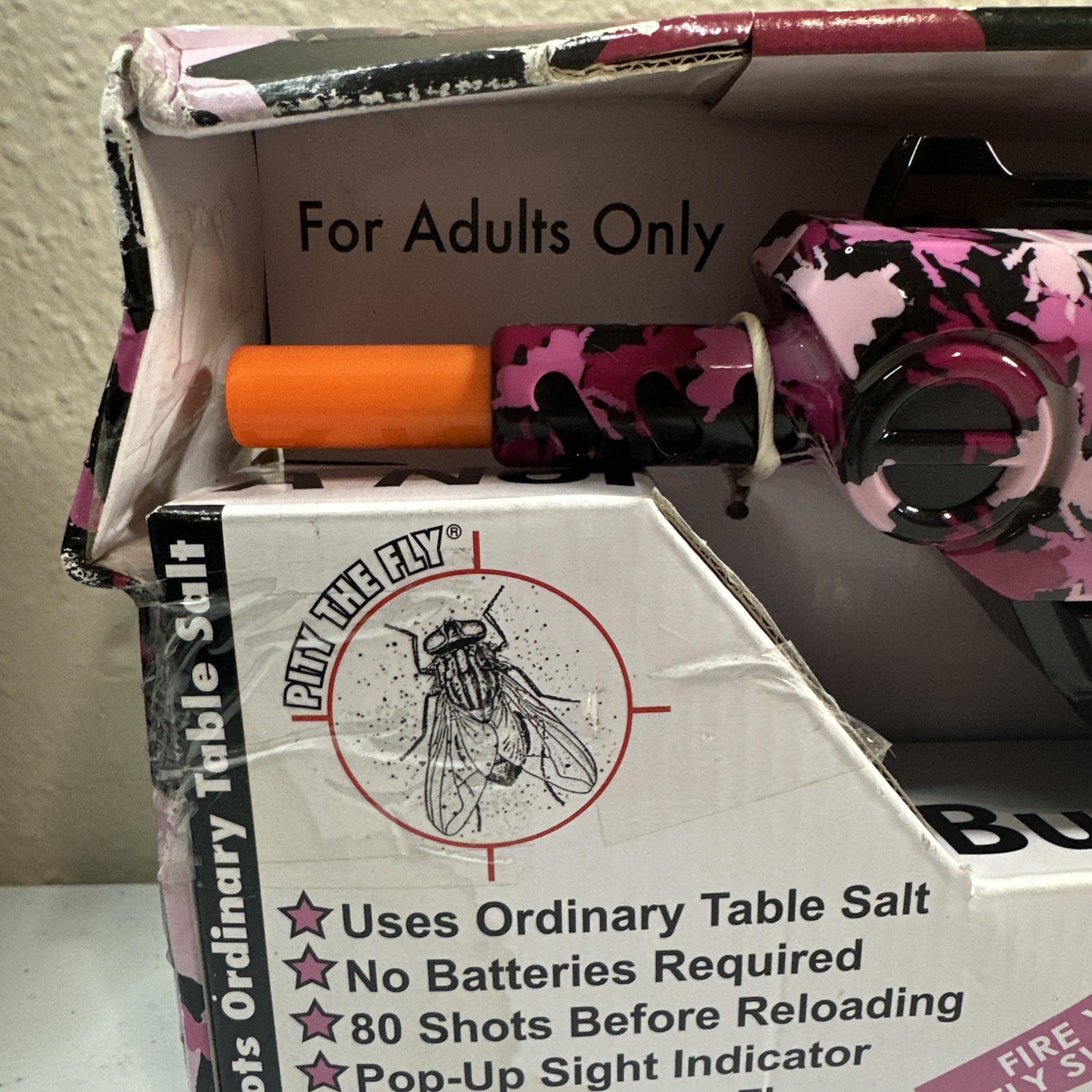 Bug-A-Salt 2.0 Passion Assassin Pink Camofly NEW