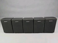 Sony SS-MSP1 Satellite Stereo Speakers  Surround Sound Set of 5 Black 