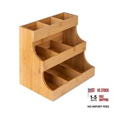 Tea Bag Organizer Wooden Tea Organizer and Storage for Home, Kitchen,