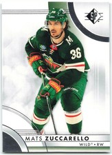 2023-24 SP Hockey #54 Mats Zuccarello Minnesota Wild