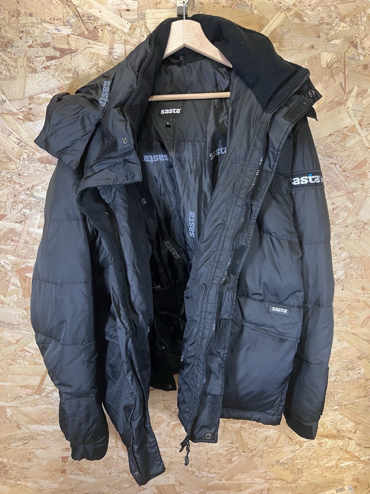 Sasta Down Feather Coat Puffer Jacket 64 Degrees Finland North Pole Mens Medium image 9