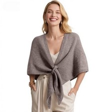 Ponchos for women, Pashmina womens shawl, Knitted shawls and wraps Khaki