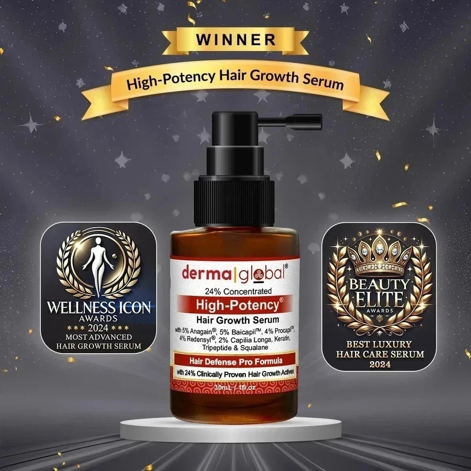 Derma Global High Potency® Hair Growth Serum - Hair Defence Pro Formula (un)
Opens in a new window o