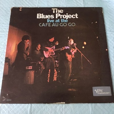 THE BLUES PROJECT ''Live At The Cafe Au Go Go'' LP VERVE FORECAST FT-3000 VG/G+