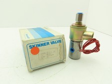 Honeywell Skinner XR1LX4 Brass Solenoid Valve 3-Way NC 120V 5-150 PSI 1/4" NPT