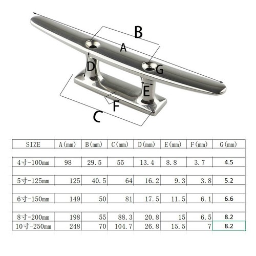 Double Bollard with Base Plate - Mooring Cleat Dock Bollard Rope Tie Post - Picture 2 of 11