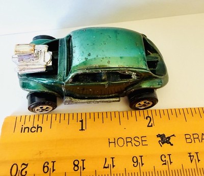 1970 Topper Johnny Lightning Bug Bomb VW Volkswagen 60s Bug Beetle Emerald Green